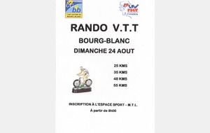 Info : Rando VTT Bourg Blanc